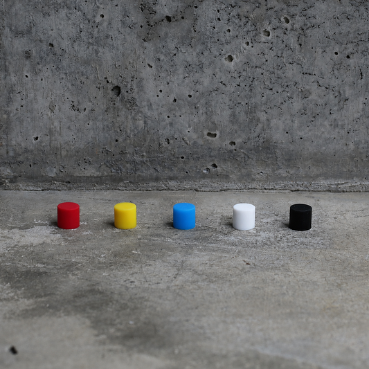Finger Staff End Cap — Silicone Replacement Tip