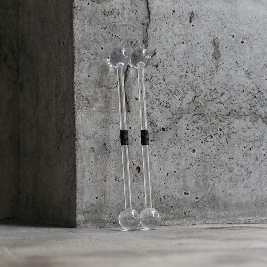 Crystal Baton Mini — PMMA Isolation Stick (Pair)