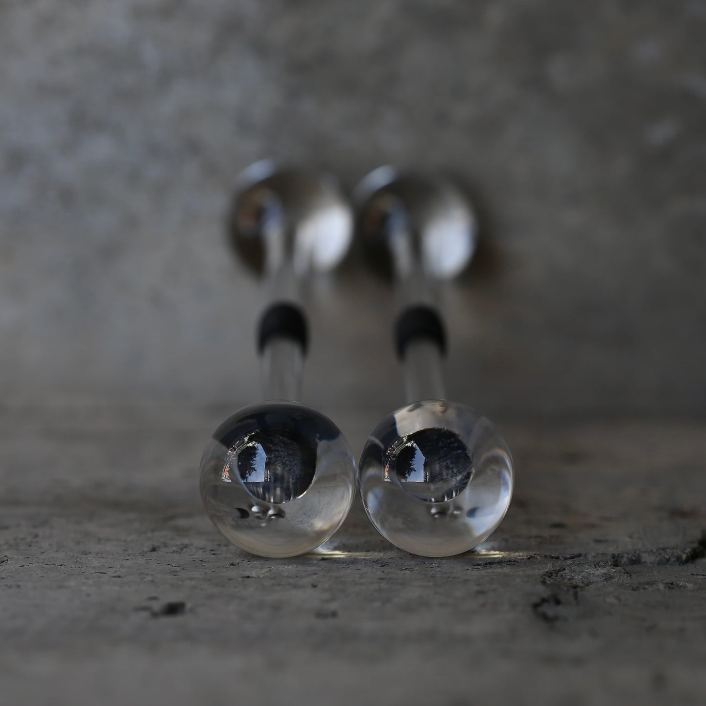 Crystal Baton Mini — PMMA Isolation Stick (Pair)